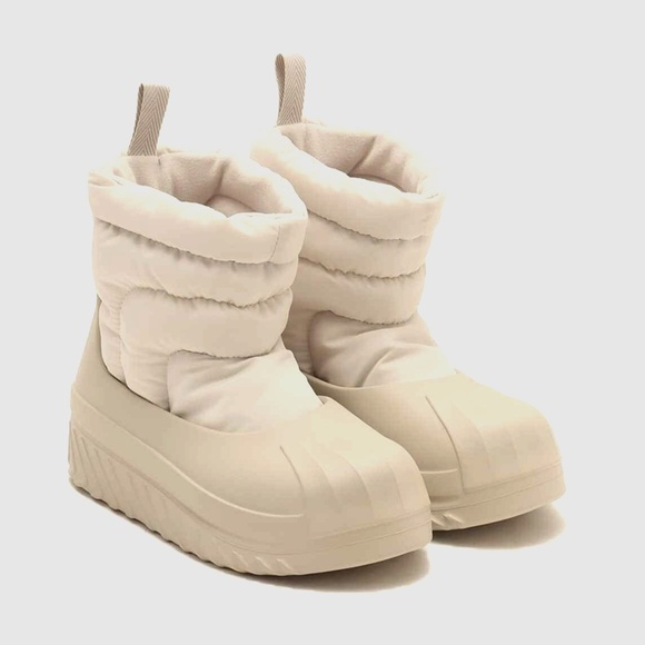 Adidas Adifom Superstar Winter Boot Wonder Beige Women's.- Size 7.5 / 8.5 / 9.5 - Picture 1 of 6